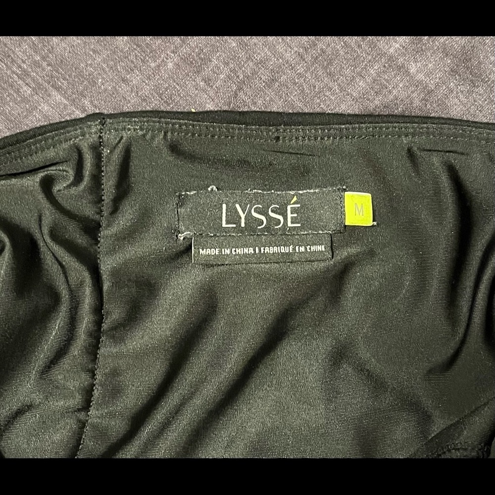 Leather-accent Leggings